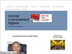 Sites similar to ngawa-avocat-paris.fr