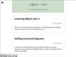 Sites similar to ngeor.com
