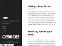 Sites similar to ngerakines.me