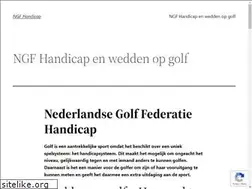 Sites similar to ngfhandicap.nl
