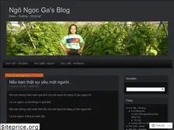 Sites similar to ngongocga.wordpress.com