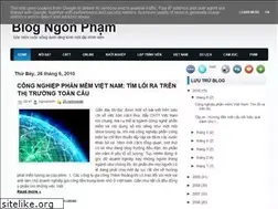 Sites similar to ngonpham.blogspot.com