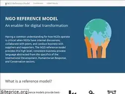 Sites similar to ngoreferencemodel.org
