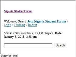 Sites similar to ngstudentforum.com.ng