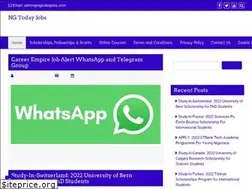 Sites similar to ngtodayjobs.com