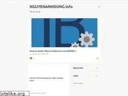 Sites similar to nguyenanhdung.info