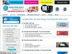 Sites similar to nguyendatlabel.vn