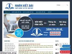 Sites similar to nhanvietbai.com