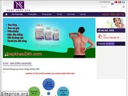 Sites similar to nhapkhau24h.com