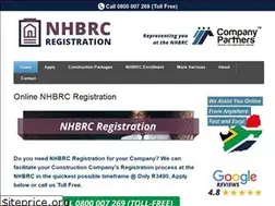 Sites similar to nhbrcregistration.co.za