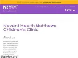 Sites similar to nhmatthewschildrensclinic.org