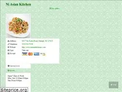 Sites similar to niasiankitchen.com