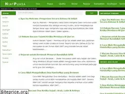 Sites similar to niatpuasa.com