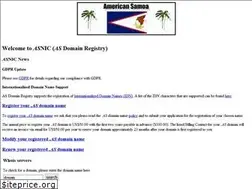 Sites similar to nic.as