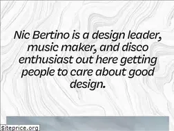 Sites similar to nicbertino.com