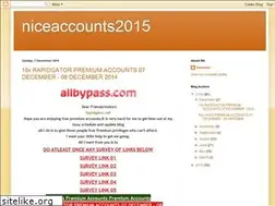 Sites similar to niceaccounts2015.blogspot.com