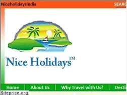Sites similar to niceholidaysindia.com