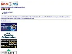 Sites similar to nicerodds.com