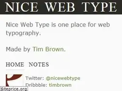 Sites similar to nicewebtype.com