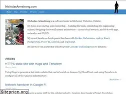 Sites similar to nicholasarmstrong.com