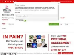 Sites similar to nicholascoysh-osteopath.co.uk