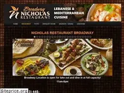 Sites similar to nicholasrestaurantbroadway.com