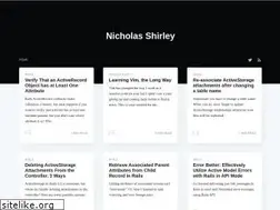 Sites similar to nicholasshirley.com