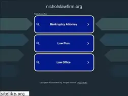 Sites similar to nicholslawfirm.org