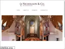 Sites similar to nicholsonorgans.co.uk
