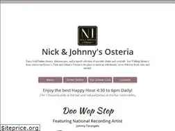 Sites similar to nickandjohnnysosteria.com