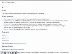 Sites similar to nickcanzoneri.com