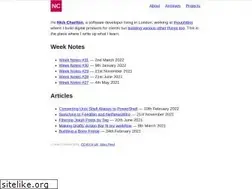 Sites similar to nickcharlton.net
