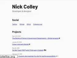Sites similar to nickcolley.co.uk