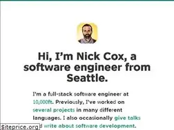 Sites similar to nickcox.me