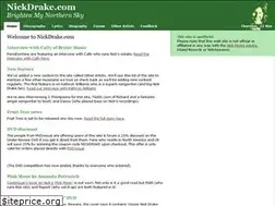 Sites similar to nickdrake.com