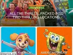 Sites similar to nickelodeonuniverse.com
