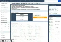 Sites similar to nickfinder.com