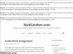 Sites similar to nickgeidner.com