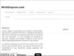 Sites similar to nickgrayson.com