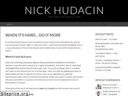Sites similar to nickhudacin.wordpress.com