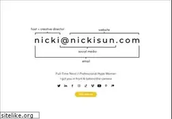 Sites similar to nickisun.com