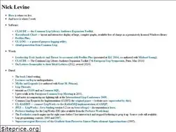 Sites similar to nicklevine.org