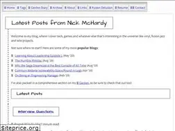 Sites similar to nickmchardy.com