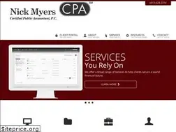 Sites similar to nickmyerscpa.com