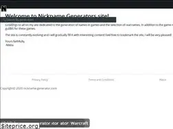 Sites similar to nickname-generator.com