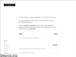 Sites similar to nickoneill.com