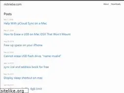Sites similar to nickriebe.com