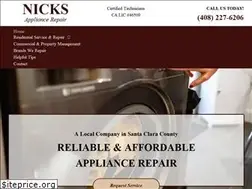 Sites similar to nicksappliancerepair.com