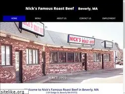 Sites similar to nicksfamousroastbeef.com