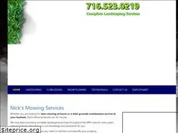 Sites similar to nicksmowingservice.com
